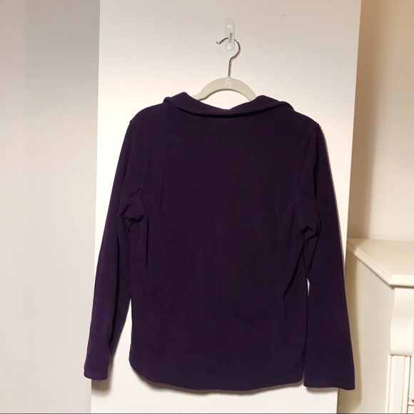 Purple Land’s End Zip-Up Fleece - Picture 5 of 5
